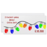 String Of Lights Holiday Party Invitations