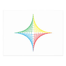String Star Post Cards