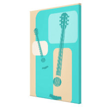 Strings attached stretched canvas prints