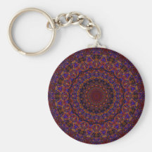 Strings Fractal Kaleidoscope Keychains