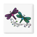 Stripe dragonflies magnet