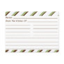 Stripe It Up Blank Recipe Cards