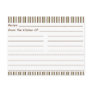 Stripe It Up Blank Recipe Cards Post Card