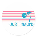 Stripe Just Maui'd 2009 stickers