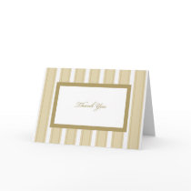 Stripe Sympathy or Funeral Thank You Card