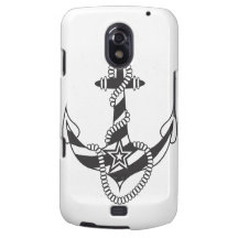 Striped Anchor Down Light House Pattern Samsung Galaxy Nexus Case