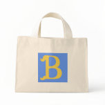 Striped Bag Monogrammed with the Letter B