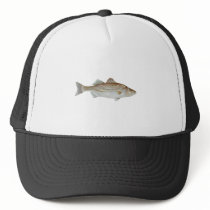 Striped Bass Art Trucker Hat