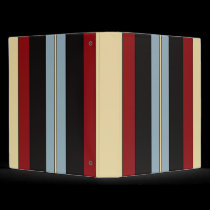 Striped Binder binders