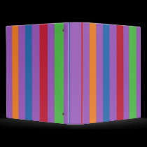 Striped Binder binders