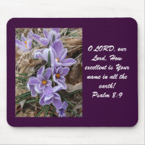 Striped Crocus Mouse Mats