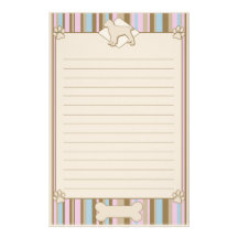 Striped English Springer Spaniel Stationery