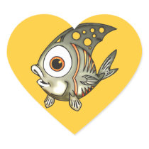 Striped Fish Stickers
