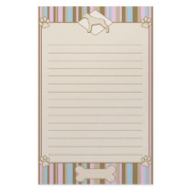 Striped Louisiana Catahoula Leopard Dog Stationery