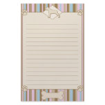 Striped Louisiana Catahoula Leopard Dog Stationery
