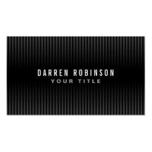 Striped modern generic simple masculine personal business card templates