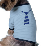 striped nektie cut dog t-shirt