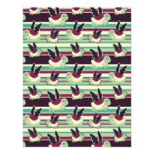Striped Pattern of Black Winged Turtles Invitation