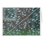 Striped Rain Card