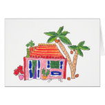 Striped Roof House Cards