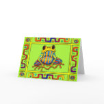 Striped Tree Frog Greeting Card