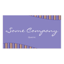Striped Wave Collection (Blue) Business Card