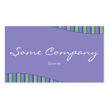 Striped Wave Collection (Blue) Business Card Templates