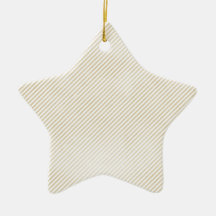 stripes62-tan TANS WHITE STRIPES PATTERN TEXTURES Christmas Tree Ornaments