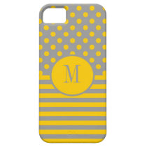 Stripes and Polka Dots Monogram iPhone 5 Case casemate cases