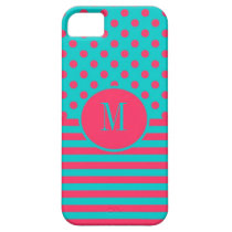 Stripes and Polka Dots Monogram iPhone 5 Case casemate cases
