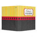 Stripes and Polka Dots Recipe Binder