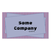 Stripes And Scraps Collection (Blue) Business Cards