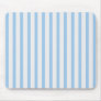 Stripes BabyBlue & White Mouse Mat