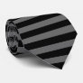 stripes : black & grey : tie