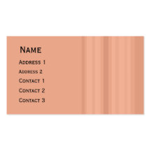 Stripes design pocket calendar business card