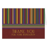 Stripes Employee Appreciation Thank You Card