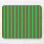 Stripes Green & DarkGold Mouse Pads