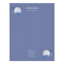 Stripes Space Stationery Letterhead Design
