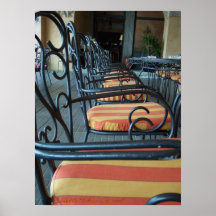 Stripes & Swirls, Belliago Italy - Customized Poster