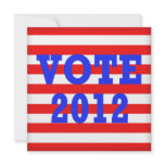 Stripes Vote 2012 invitations