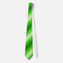 STRIPY BRIGHT GREEN TONES NECK TIE