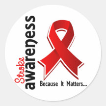 Stroke Awareness 5 Stickers