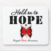 Stroke Awareness Hold On To Hope Mouse Pad