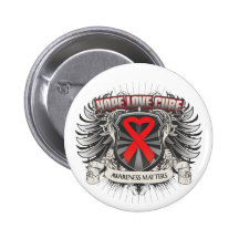 Stroke Awareness - Hope Love Cure Pin