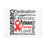 Stroke Caregivers Collage postcards