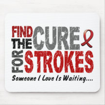 Stroke FIND THE CURE 1 Mousepad