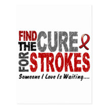 Stroke FIND THE CURE 1 Postcards