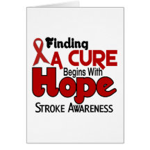 Stroke HOPE 5 Greeting Card