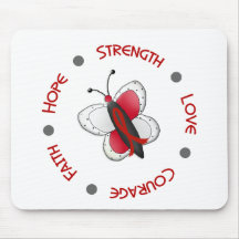 Stroke Hope Faith Courage BUTTERFLY SERIES 2 Mousepads