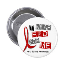 Stroke I WEAR RED FOR ME 37 Pins